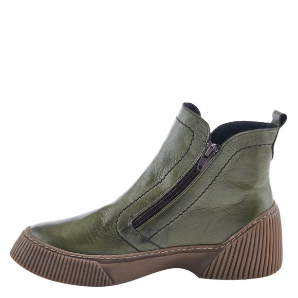 SPRING STEP KELKO BOOT Olive Green - Picture 2 of 4